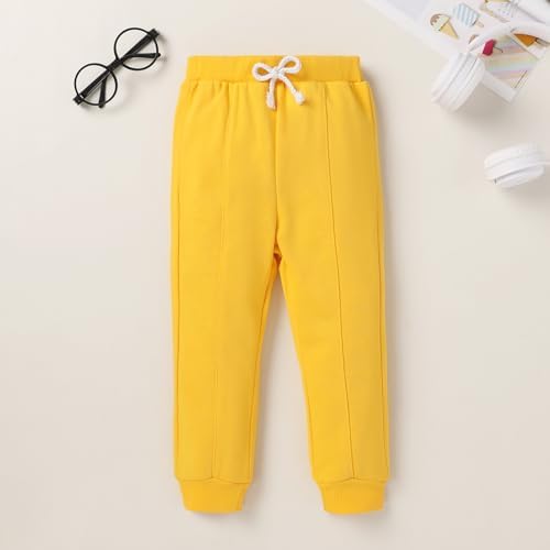 YOUNGER TREE Baby Clothes for Girls Boy Solid Color Hoodie and Sweatpants - Image 5