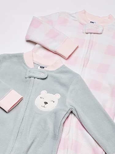 Hudson Baby Unisex Baby Fleece Sleep and Play - Image 2