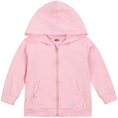 Imcute Baby Zip Up Hoodie, Unisex inflant Toddler Long Sleeve Sweatshirts - Image 3