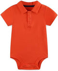 Baby Girl Collared Onsie Polo Bodysuit Boy Cotton Romper Short Sleeve 0~24M by Unknown