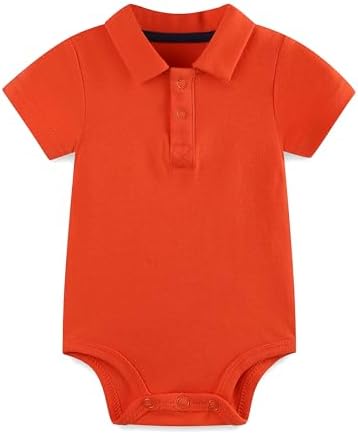 Baby Girl Collared Onsie Polo Bodysuit Boy Cotton Romper Short Sleeve 0~24M by Unknown
