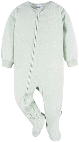 Gerber Baby Girls' Toddler Fleece Footed Pajamas 3-pack - Image 3