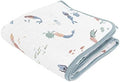 Little Unicorn Muslin Quilt Blanket | 100% Cotton Soft Multi-Layered Muslin by LittleUnicorn