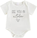 woshilaocai Baby Announcement Bodysuit Pregnancy Reveal by woshilaocai
