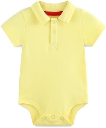 Baby Girl Collared Onsie Polo Bodysuit Boy Cotton Romper Short Sleeve 0~24M by Unknown