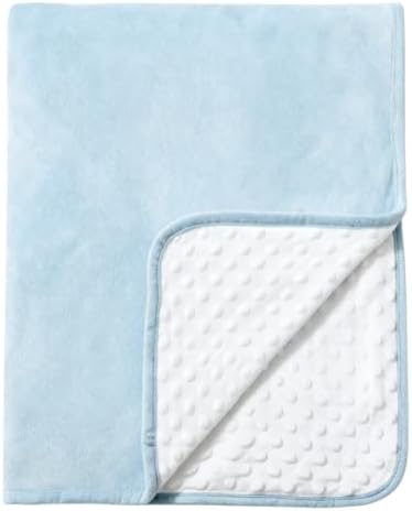 CREVENT Minky Baby Blanket for Girls Boys, Soft Plush Receiving Blanket for - Image 2