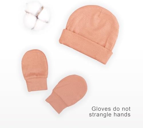 Newborn Baby Hats and Mittens Set - Image 5