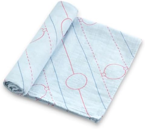 Baby Swaddle Blankets, Bamboo Muslin Receiving Blanket | 1-Pack, Lightweight & by IBESTOPIA