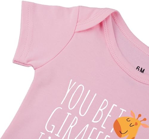 listery Funny Baby Clothes Boy Cute Giraffe Baby Funny Newborn - Image 5
