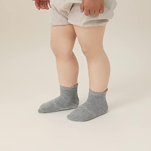 Aroveea Toddler Socks Non Slip Grip Ankle Baby 12 Pack - Image 6