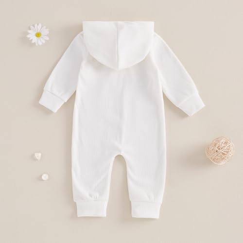 Fall Baby Clothes Newborn Boy Girl Hoodie Romper Long Sleeve Jumpsuit Winter - Image 3