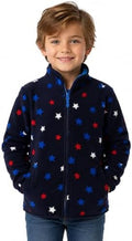 Toddler Boys Girls Fleece Jacket Lightweight Fall Spring 2-12 Years by EIGIOO