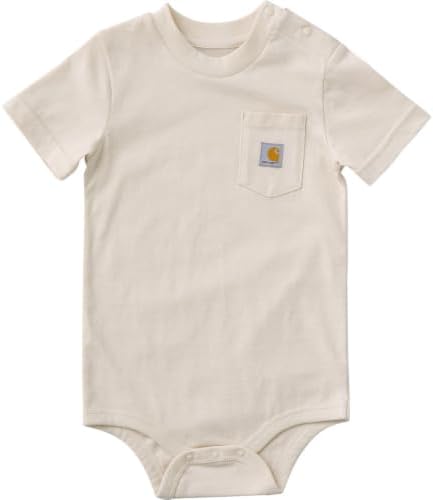 Carhartt Kid's CA5027 Short-Sleeve Pocket Bodysuit by Carhartt