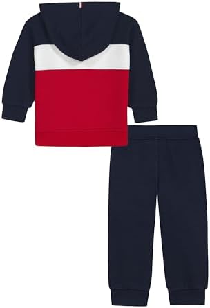 Tommy Hilfiger Baby Boys' 2-piece Fleece Set, Sweatshirt and Jogger Sweatpant - Image 3