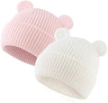 Bear Baby Beanie Knitted Baby Winter Hat Infant Toddler Boys Girls Beanie by MniJiza
