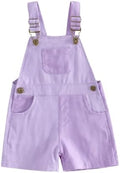 Fernvia Toddler Kids Baby Girl Boy Contrast Color Overalls Shorts Clothes by Fernvia