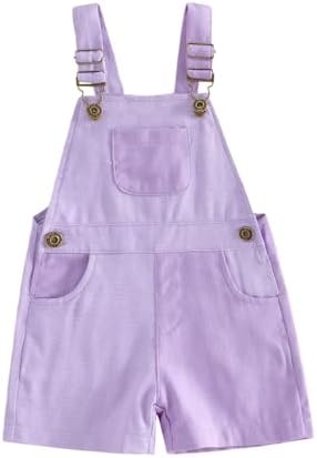 Fernvia Toddler Kids Baby Girl Boy Contrast Color Overalls Shorts Clothes by Fernvia