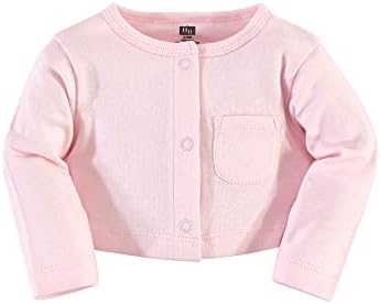 Hudson Baby Infant and Toddler Girls Cotton Dress and Cardigan Set - Image 5