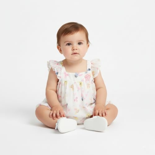 Disney Pooh Minnie Baby Girls Chiffon Bubble Romper - Image 5