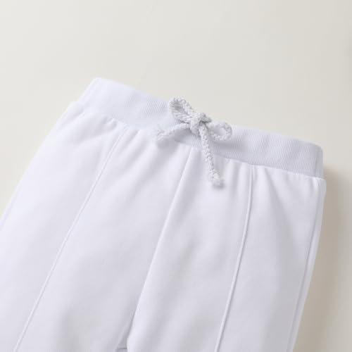 YOUNGER TREE Baby Clothes for Girls Boy Solid Color Hoodie and Sweatpants - Image 4