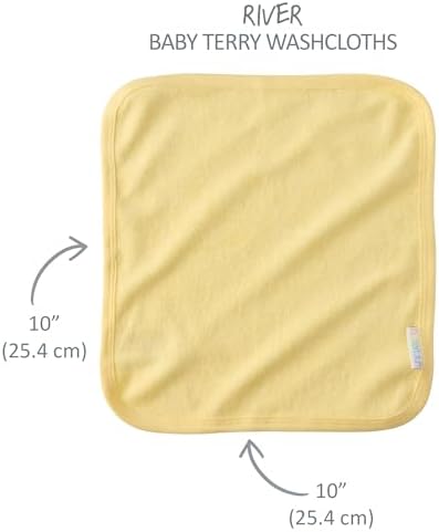 Butterblu River 10-Pack Baby Washcloths 100% Organic Cotton Absorbent - Image 5