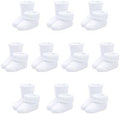Baby Socks Newborn Terry Cotton Ankle Crew Socks 0-3 Months Girls Preemie Turn by CoziwillSocks