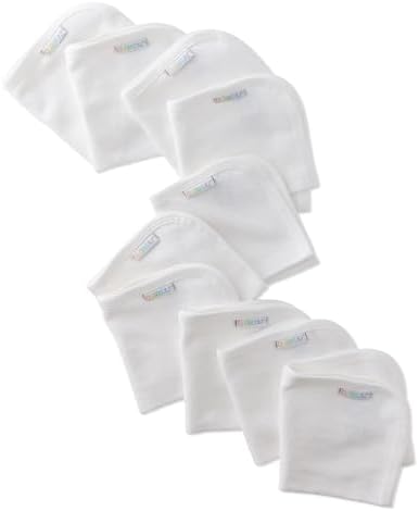 Butterblu River 10-Pack Baby Terry Washcloths 100% Organic Cotton Absorbent by Butterblu