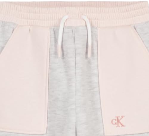 Calvin Klein Girls' 2-piece Fleece Pant Set, Hoodie - Image 4