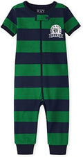 The Children's Place Baby Short Sleeve Zip front One Piece Footless Pajama by TheChildrensPlace