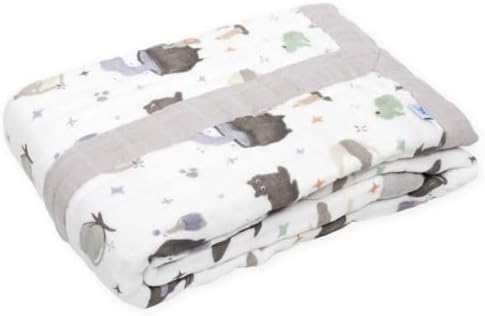 Little Unicorn New LU Cotton Muslin Baby Quilt - Image 2