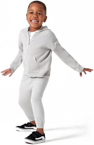Modern Moments by Gerber Baby & Toddler Hooded Sweater Jacket & Jogger - Image 5