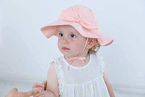 Baby Girl Sun Hat Infant Summer Beach Hat Toddler Bucket Hat UPF 50+ - Image 2