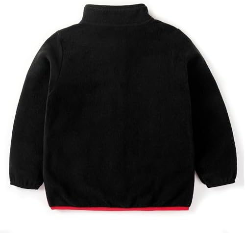 Toddler Boys Girls Fleece Jacket Lightweight Fall Spring 2-12 Years - Image 3