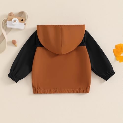 MERSARIPHY Toddler Boy Hoodies Jacket Baby Boy Lightweight Zip Up Coat - Image 4