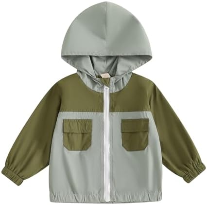 MERSARIPHY Toddler Boy Hoodies Jacket Baby Boy Lightweight Zip Up Coat by MERSARIPHY