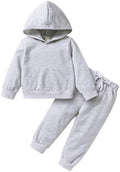 Happy Town Baby Fall Outfits for Girl Boy Long Sleeve Hoodie Top and Long by HappyTown