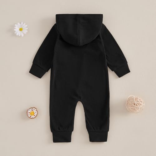 Fall Baby Clothes Newborn Boy Girl Hoodie Romper Long Sleeve Jumpsuit Winter - Image 4