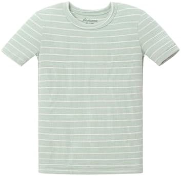 AVAUMA Stripe Pattern Baby Boys Girls Pajama Set Kids Toddler Snug fit Ribbed - Image 3