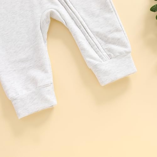 Fall Baby Clothes Newborn Boy Girl Hoodie Romper Long Sleeve Jumpsuit Winter - Image 6