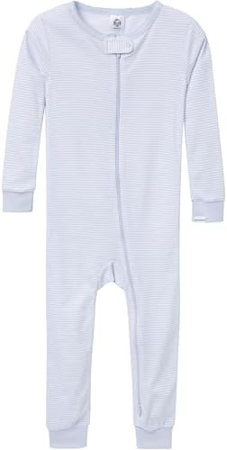 Gerber Baby Girls 3-Pack Snug Fit Footless One Piece Cotton Pajamas - Image 3