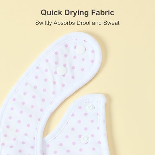 Waterproof Baby Bibs for Boys & Girls Soft and Absorbent Bandana Drool Bibs Set - Image 3