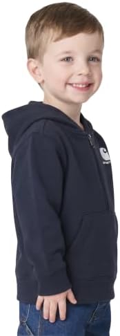 Carhartt Kid's CA6873 Half-Zip Logo Sweatshirt - Image 3