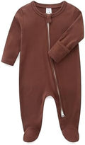 Hikido Baby Romper 100% Organic Cotton Pajamas One Piece Long Sleeve Zipper by Hikido