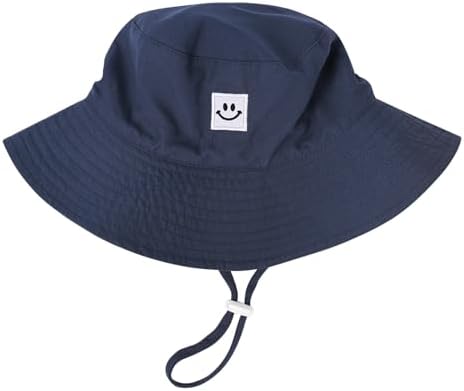 Baby Toddler Sun Hat, Kids Summer UPF 50+ Foldable Beach Bucket Hat by Bucaum