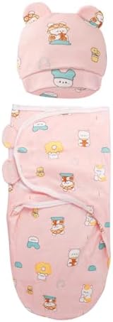 Baby Swaddle Sleep Sacks with Hats by Fecawd