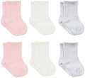 bistyle Baby Grip Ankle Socks 6 Pairs | Newborn Infant Toddlers Sock Organic by bistyle