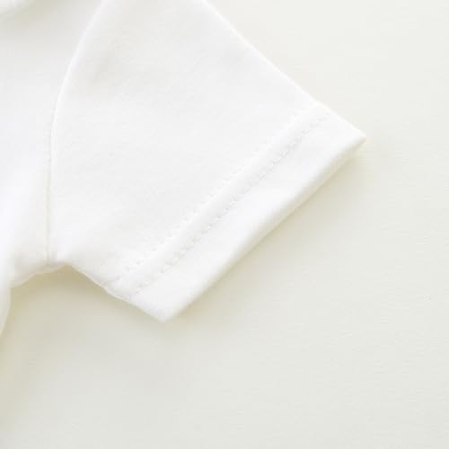 Baby Girl Collared Onsie Polo Bodysuit Boy Cotton Romper Short Sleeve 0~24M - Image 4