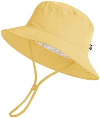 Toddler Bucket Hats UPF 50+ Baby Sun Hat Adjustable Kids Sun Protection Summer by MACOWCF