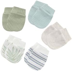 Baby Hats Mittens and Socks Set Soft Cotton Newborn Hat Glove - Image 6