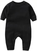 Unisex Baby romper, Long Sleeve 100% Cotton Baby Clothes, Baby Footless Jumpsuit by Jomixa
